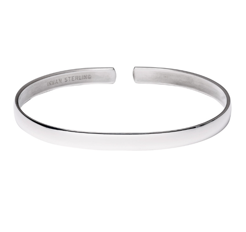 Plain Silver Cuff Bracelet