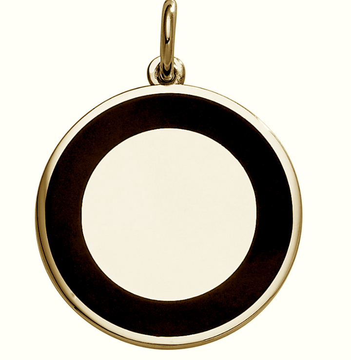 Gold & Enamel Pendant