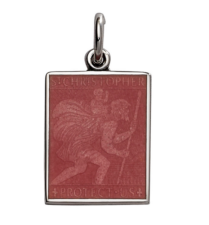 Rectangle St. Christopher's Pendant