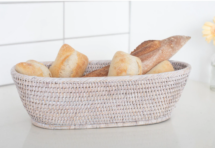 Oval Rattan Bread Basket
