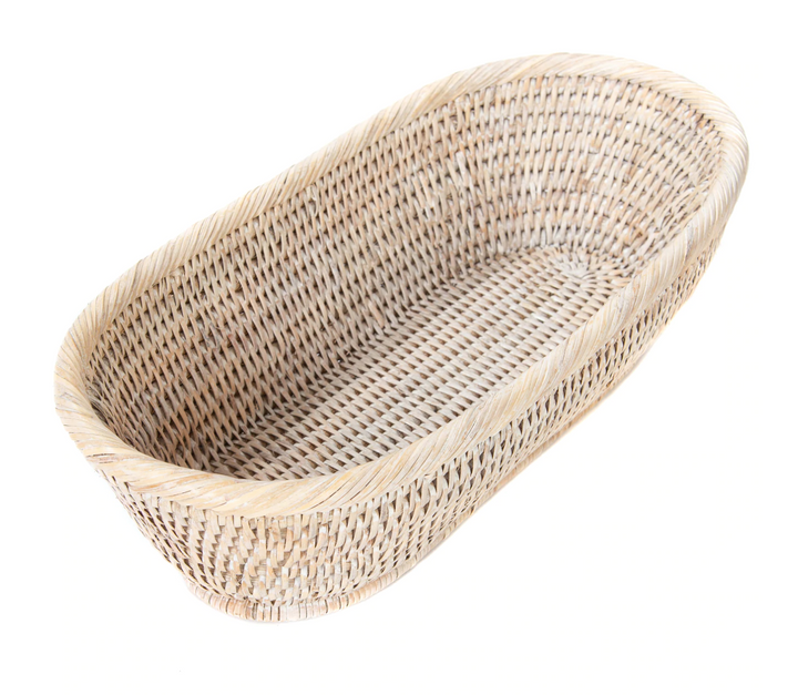 Oval Rattan Bread Basket