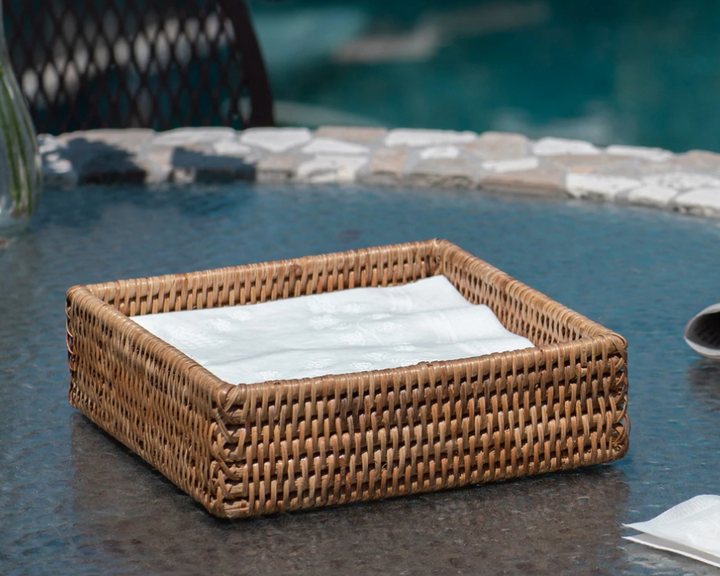 Rattan Luncheon Napkin Holder