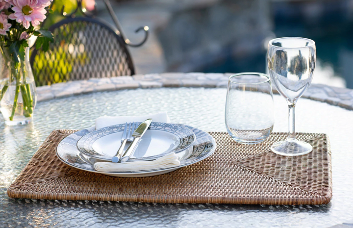 Rectangular Rattan Placemats