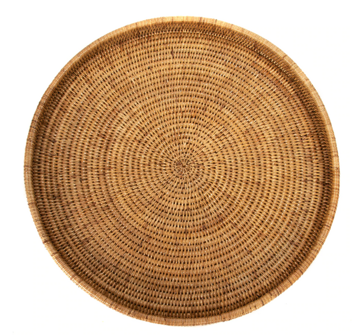 Round Rattan Tray (4 Sizes)