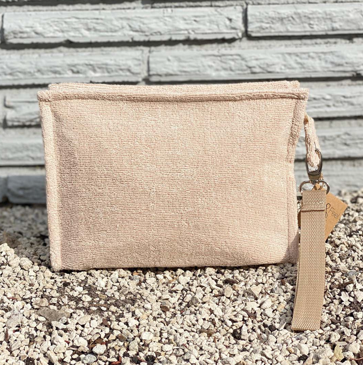Terry Plastic Lined Clutch