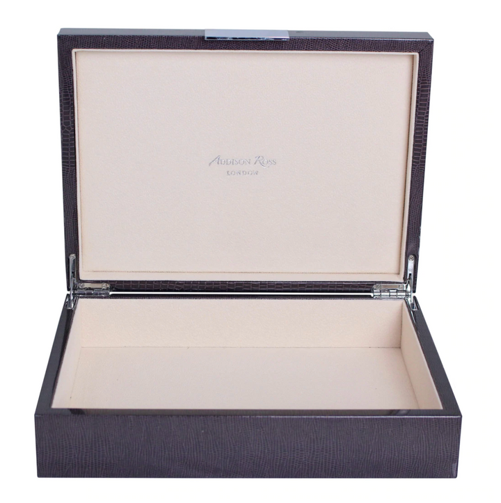 Large Men's Lacquered Storage Box