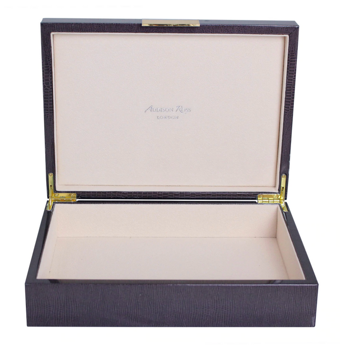 Large Men's Lacquered Storage Box