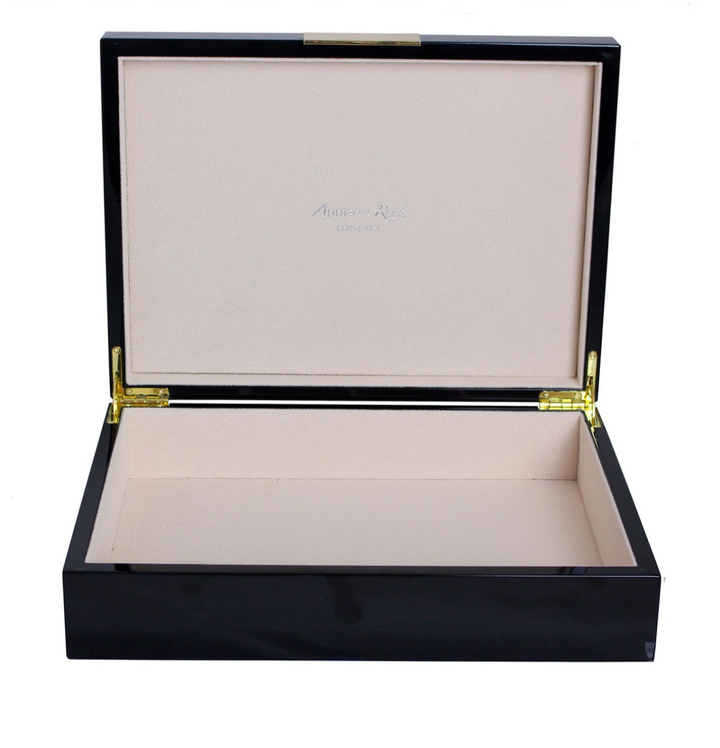 Large Men's Lacquered Storage Box