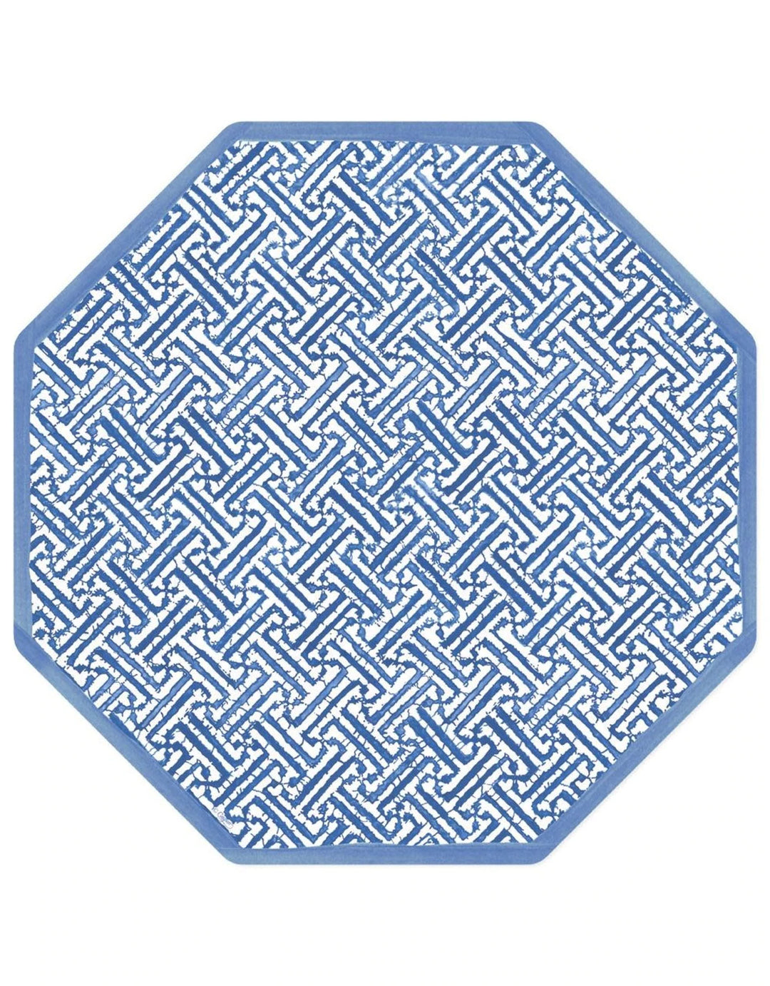 Blue Fretwork Die-Cut Placemat (Set of 6)