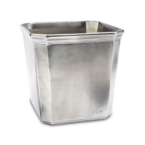 Dolomiti Waste Basket by Match Pewter