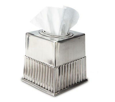 Impero Tissue Box by Match Pewter