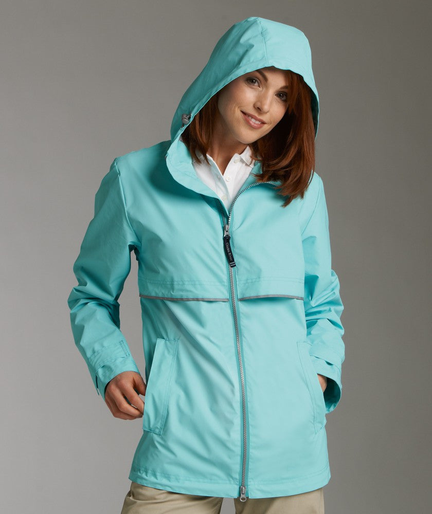 Aqua raincoat sales
