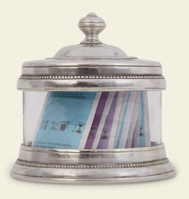 Glass Canisters By Match Pewter