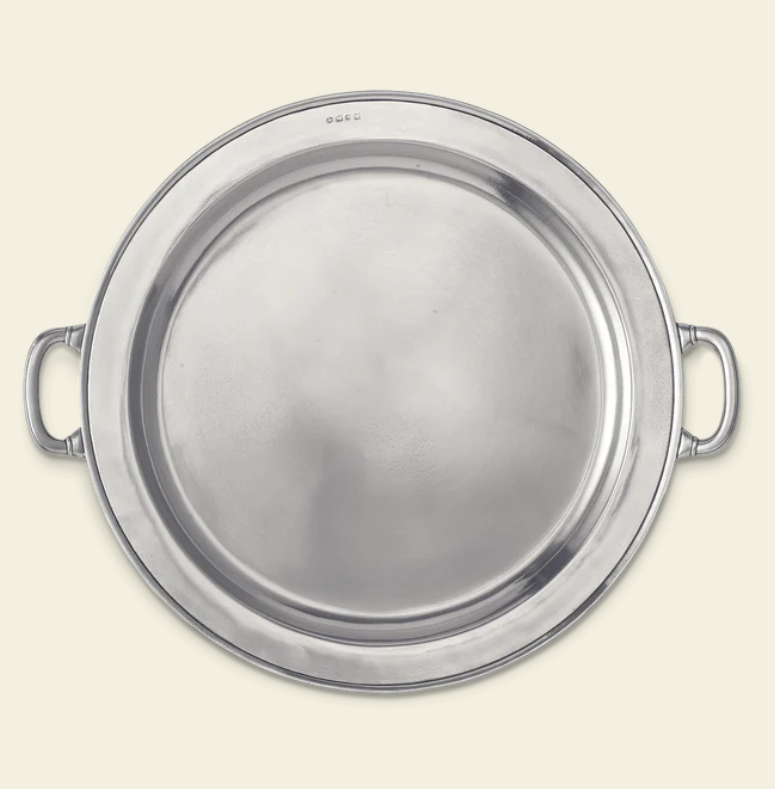 Round Tray Large by Match Pewter