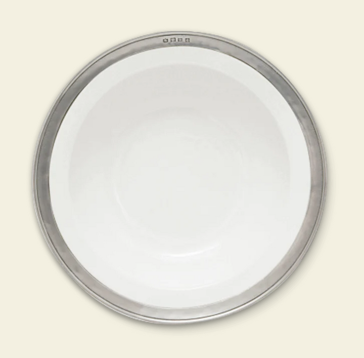 Convivio Round Serving Bowls by Match Pewter