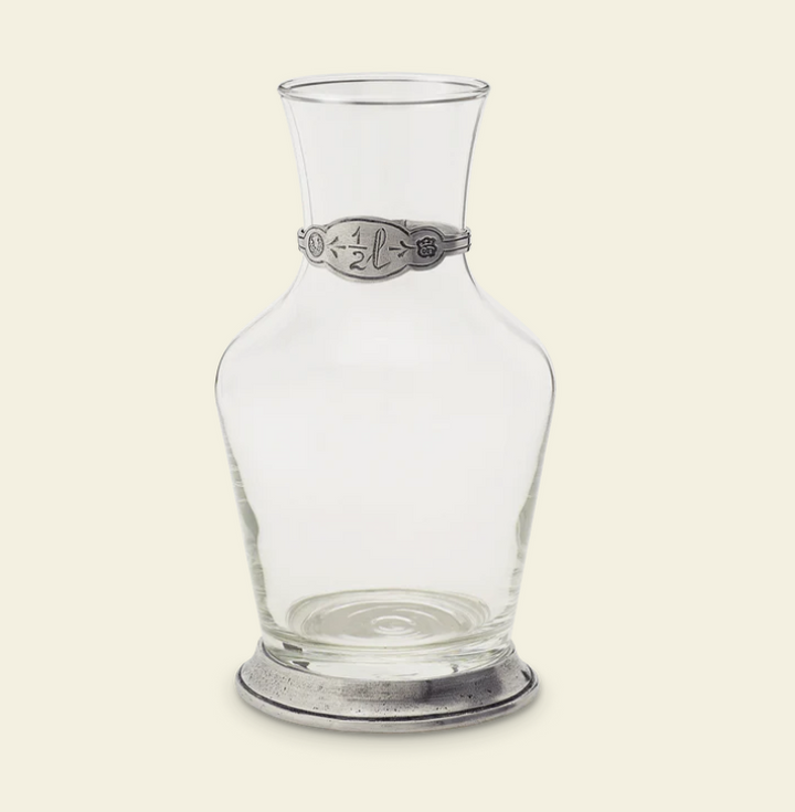 Glass Wine Carafe by Match Pewter