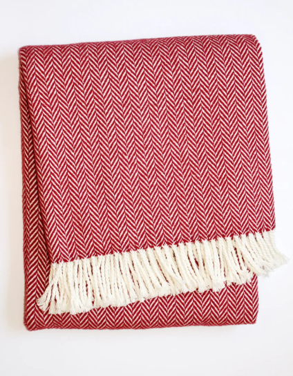 A Soft Idea Herringbone Throw - Thumbnail 4
