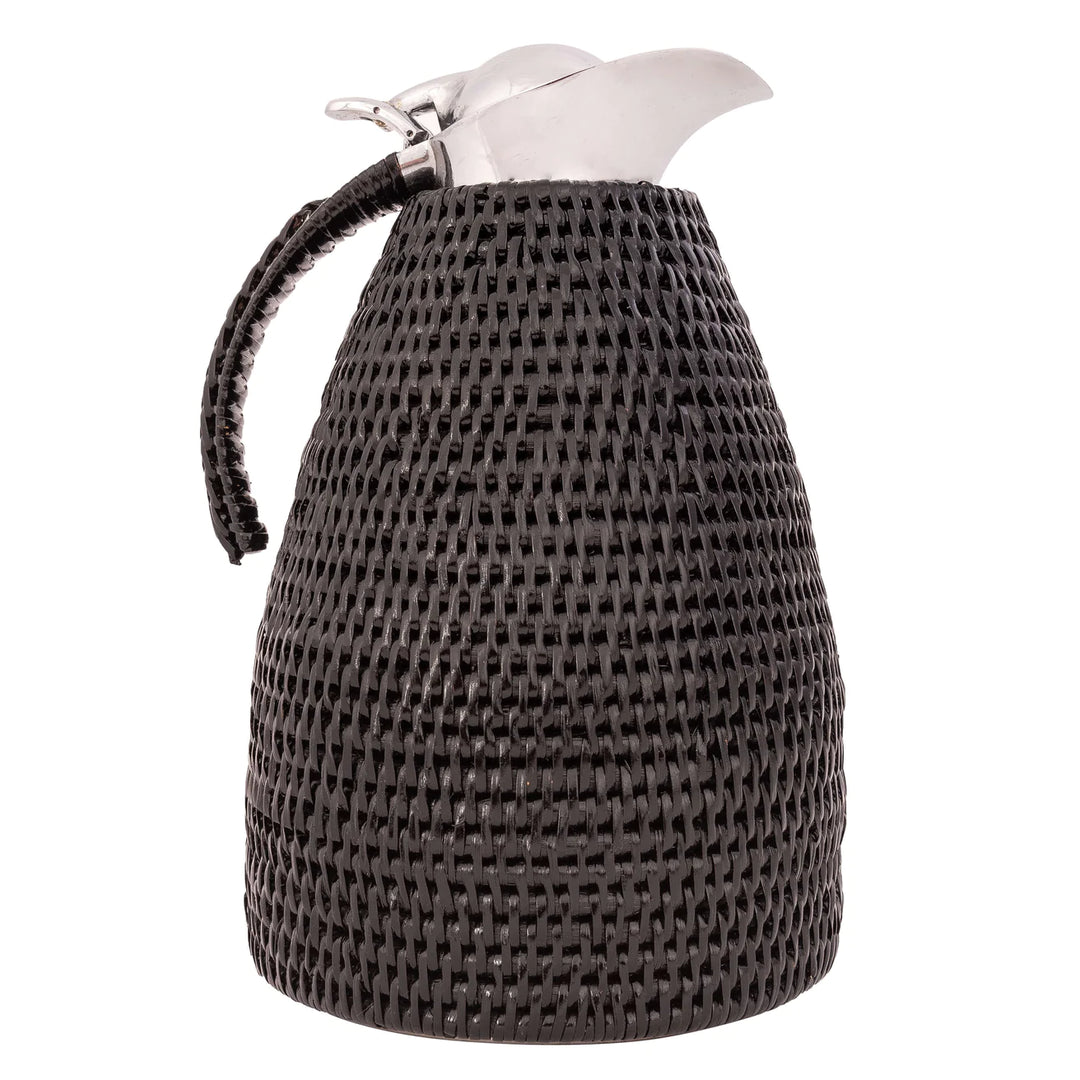 Rattan & Stainless Steel Thermos
