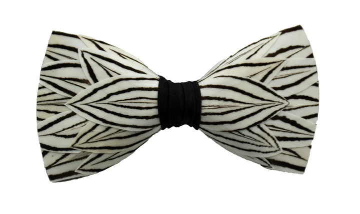 Bird Feather Bow Tie