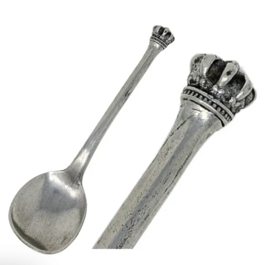 Crown Sugar Spoon
