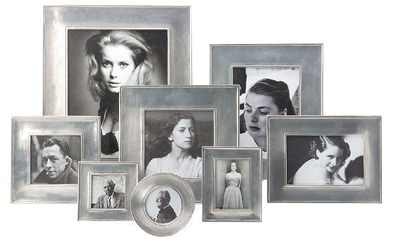 Round Lombardia Frame by Match Pewter