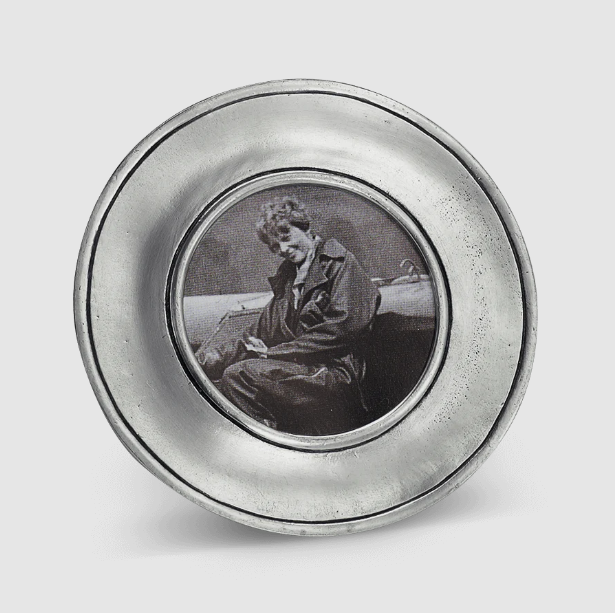 Round Lombardia Frame by Match Pewter