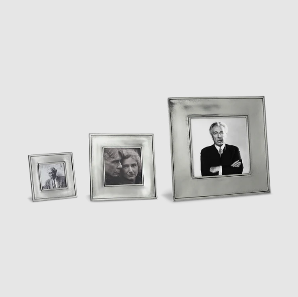 Square Lombardia Frames by Match Pewter
