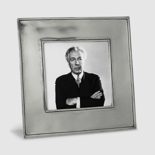 Square Lombardia Frames by Match Pewter