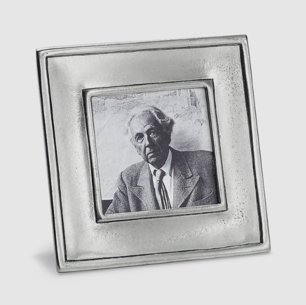 Square Lombardia Frames by Match Pewter