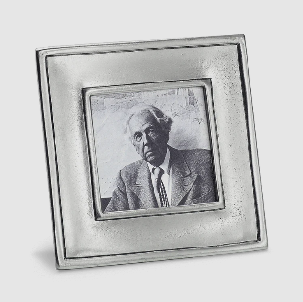 Square Lombardia Frames (Match Pewter)