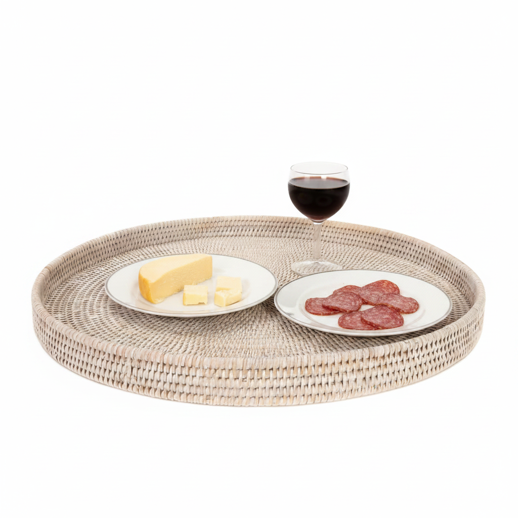 Round Rattan Tray (6 Sizes)
