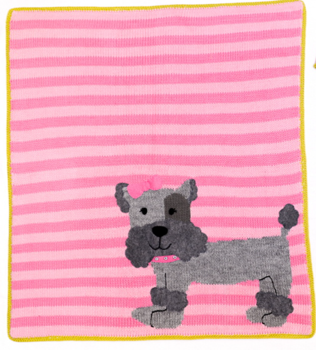 Snoodle Knit Baby Blanket