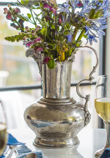 Vintage Pewter Large Pitcher By Arte Italica