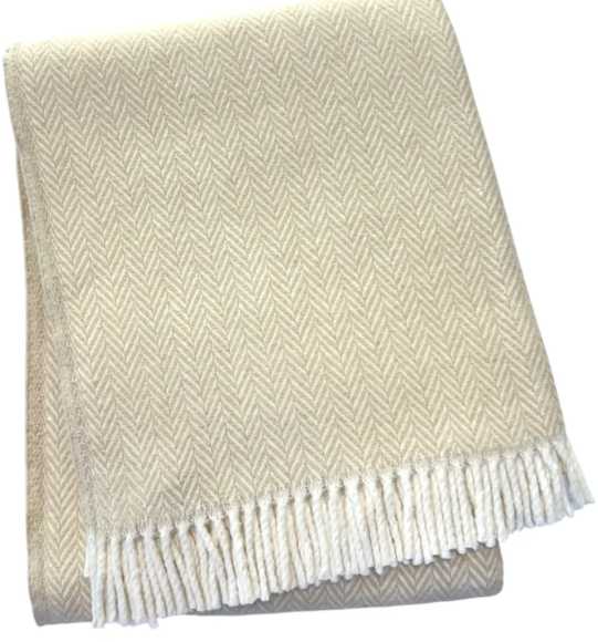 Herringbone Plush Throw