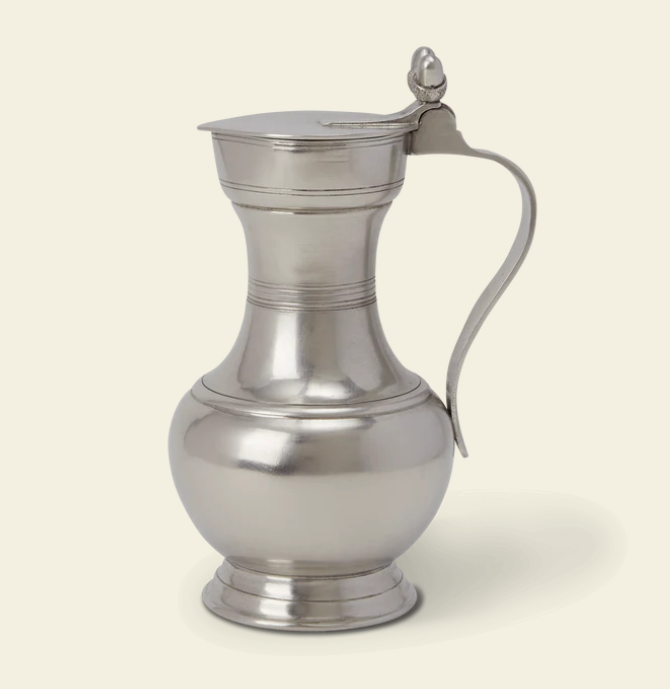 Pitcher with Acorn LId by Match Pewter