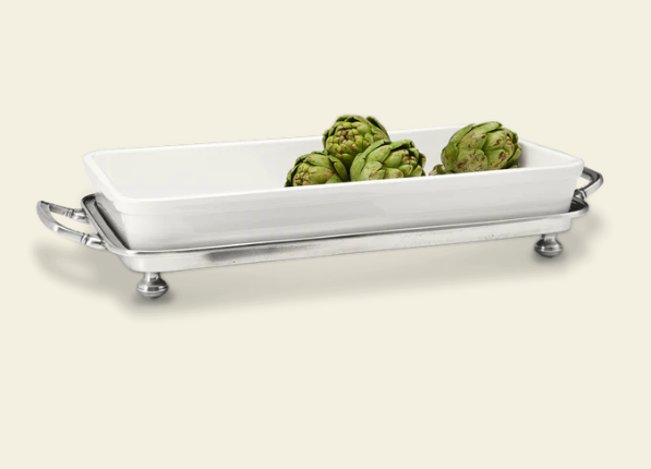 Convivio Baking Tray with Handles by Match Pewter