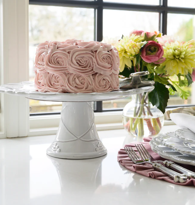 Bella Bianca Cake Stand by Arte Italica