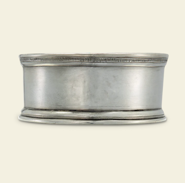 Bottle Coaster With Wood Insert by Match Pewter