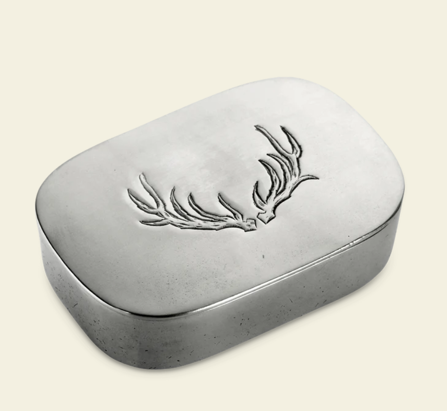 MATCH PEWTER Covered Box