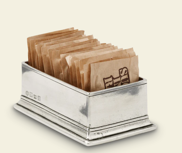 Sugar Packet / Business Card Holder By Match Pewter