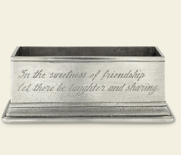 Sugar Packet / Business Card Holder By Match Pewter