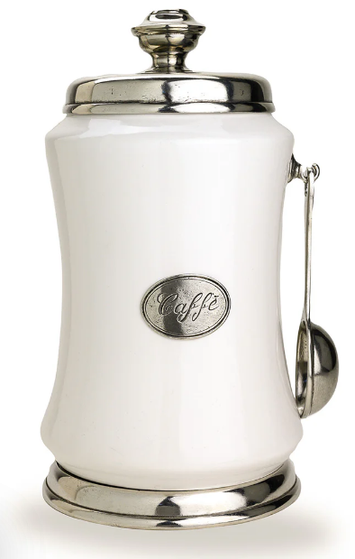 Tuscan Coffee Canister with Spoon