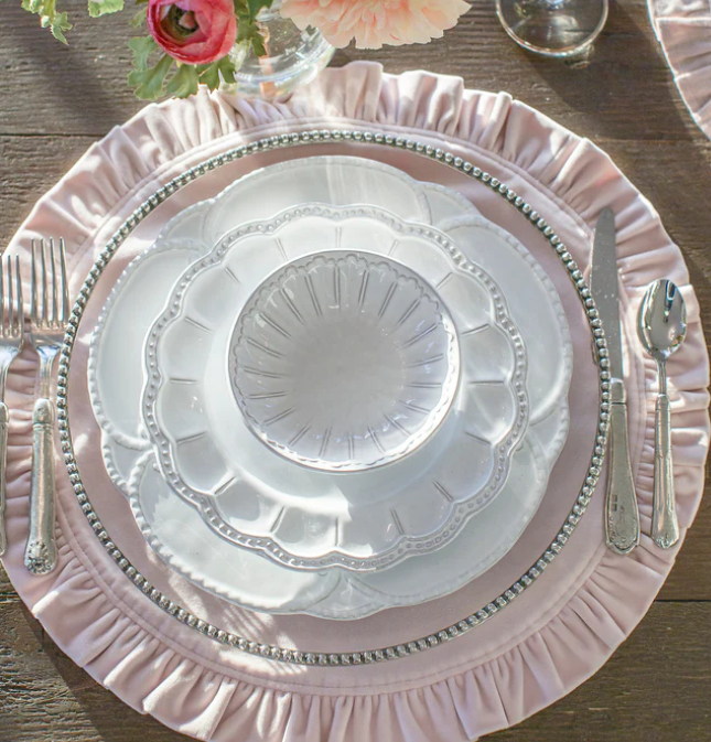 Bella Bianca Cresta Cereal Bowl by Arte Italica