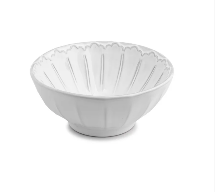 Bella Bianca Cresta Cereal Bowl by Arte Italica