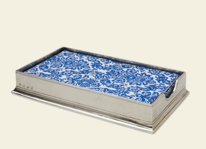 Dinner Napkin or Guest Towel Box and Accessory by Match Pewter