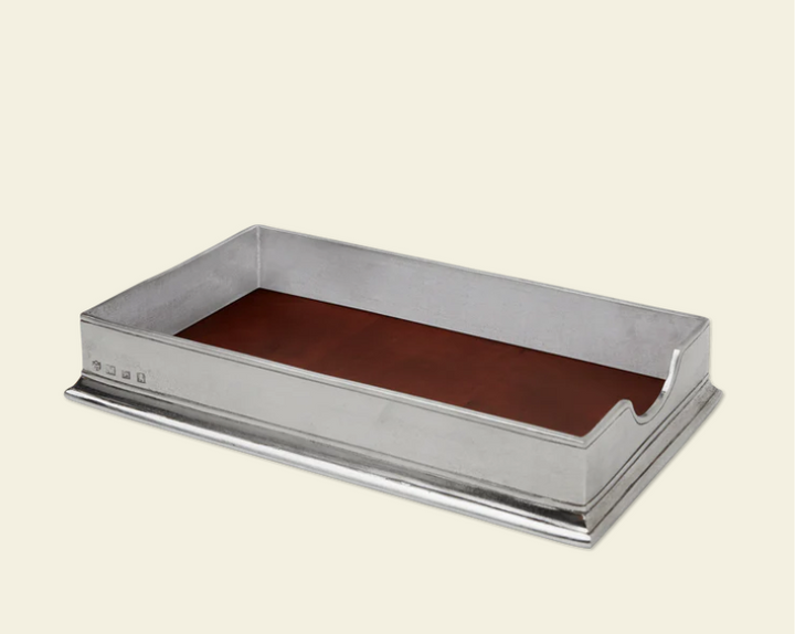 Dinner Napkin or Guest Towel Box and Accessory by Match Pewter