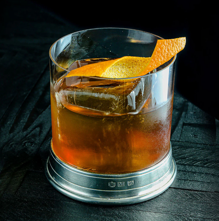 Classic Double Old Fashioned Glass by Match Pewter