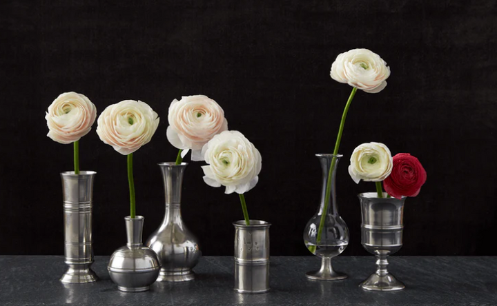 Footed Cylinder Vase by Match Pewter