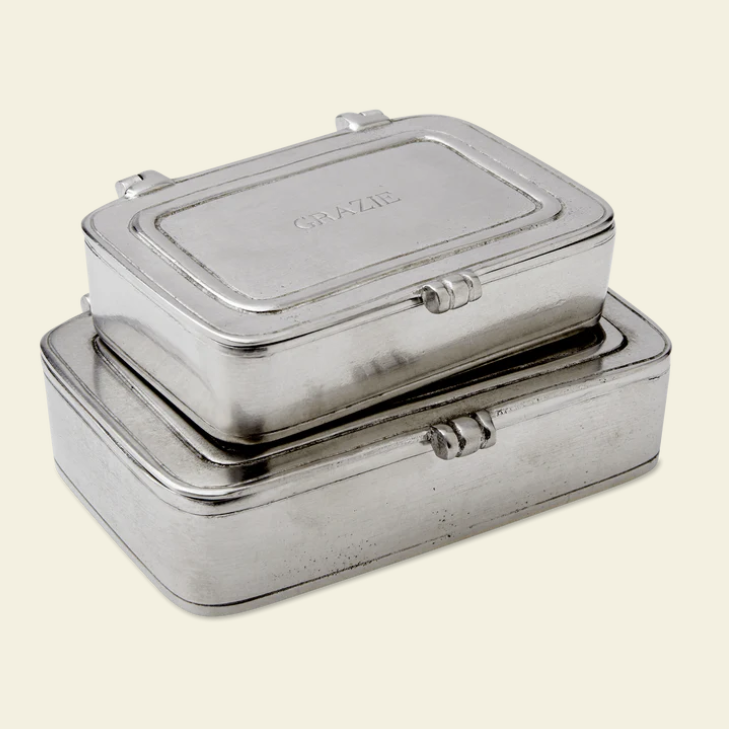 "Grazie" Box by Match Pewter