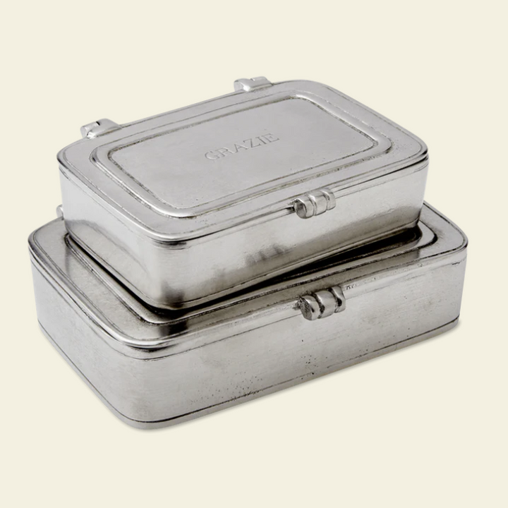 "Grazie" Box by Match Pewter